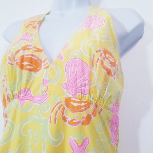 Lilly Pulitzer Bright Colors Under the Sea Halter Mini Dress - Picture 11 of 13